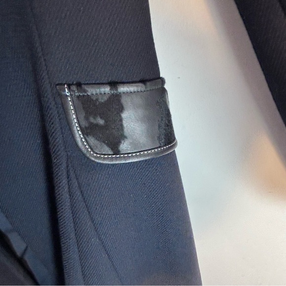 THE UPSIDE Sz M (estimated) Fit & Flare Western Inspired Wool Blend Maxi Coat - Picture 6 of 16